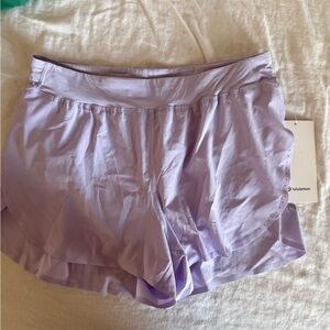 lululemon fast and free Women's Lavender Shorts